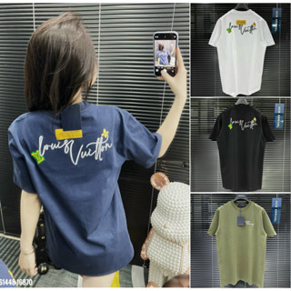 Áo Phông Nam Lờ Vê Thêu Hoạ Tiết Cao Cấp - Áo Phông Nam Thêu Logo Hoạ Tiết Đẹp Mê Li