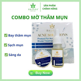 Combo giảm thâm sau mụn Halora