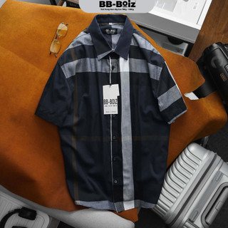 [BigSize] Áo Sơ mi BB - Boiz Big Size nam caro BBR tay ngắn bigsize 80kg - 135kg