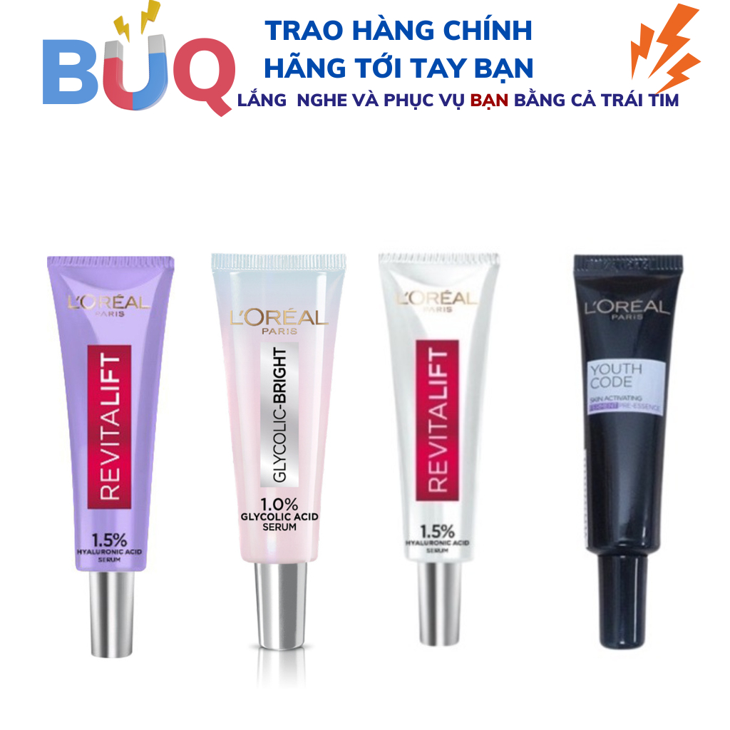 [Mini] Serum L'oreal Paris Siêu Cấp Ẩm Dưỡng Trắng Da 7.5ml (Serum Loreal)