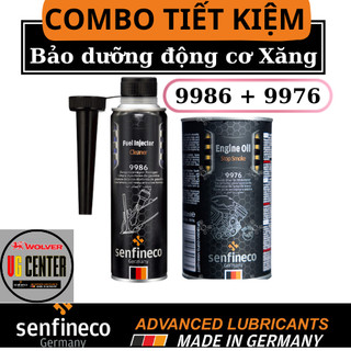 [COMBO TIẾT KIỆM] Bảo Dưỡng Động Cơ Xăng Senfineco 9986 + 9976 giúp vệ sinh + tiết kiệm nhiên liệu