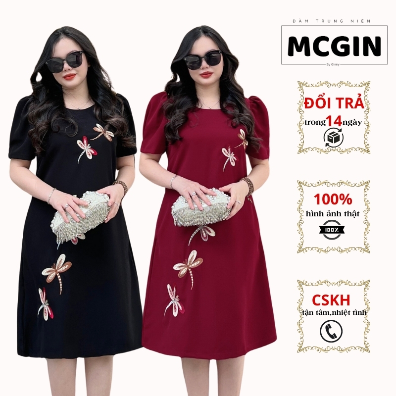 Đầm Trung Niên Tặng Mẹ Bigsize Floral Form suông thanh lịch nhẹ nhàng sang trọng thích hợp đi tiệc CG051