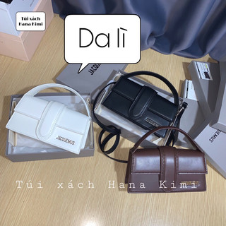 Túi đeo chéo Jusquemus size 18 ( da lì - da bóng)