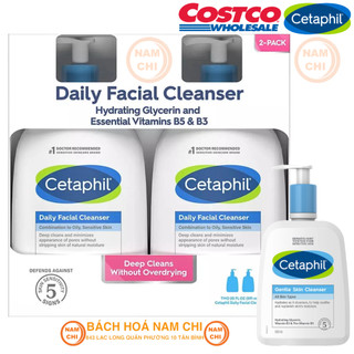 [SET 2 CHAI] Sữa Rửa Mặt CETAPHIL GENTLE SKIN CLEANSER 591ML (Chuẩn Hàng Mỹ)