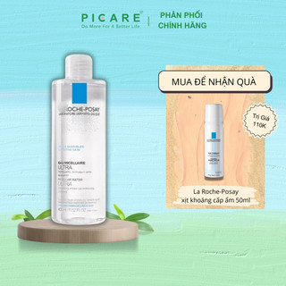 Nước tẩy trang cho da nhạy cảm La Roche Posay Micellar Water Ultra Sensitive Skin ( 200ml - 400ml )