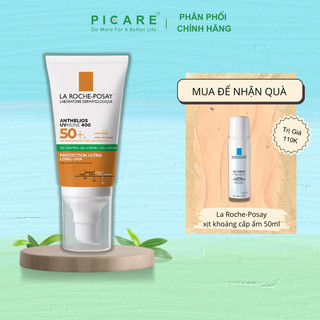 Kem chống nắng La Roche-Posay Anthelios UVMune 400 giúp kiểm soát bóng nhờn & bảo vệ da trước tia UVB UVA SPF 50+ 50ml