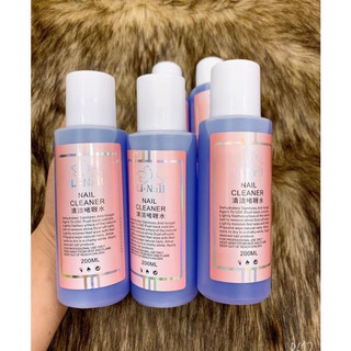 Nước lau gel linail chai 200ml, nước rửa móng