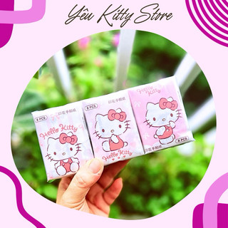 Set 3 gói khăn giấy hello kitty hàng chính hãng