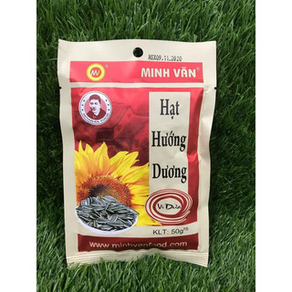 Sỉ 1 thùng hướng dương Minh Văn vị dừa loại 1 vỏ đỏ 50gram (150 gói/thùng)