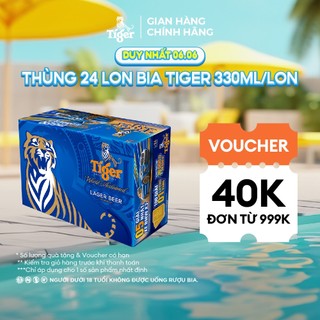 Nồng độ cồn 5% - Thùng 24 Lon Bia Tiger 330ml/Lon - Trúng BMW X3