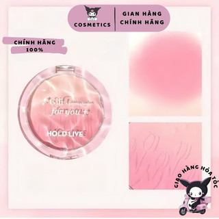 HOLD LIVE Phấn Má Loang Hold Live Hồng Lạnh Ripple Tulle Powder Blusher HL647HL667 HLIV106 Mỏng Mịn Tự Nhiên Có Nhũ