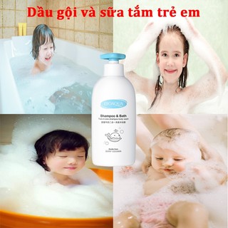 Sữa tắm cho bé tắm dầu gội cho bé sữa tắm trắng sữa tắm trẻ em sữa tắm em bé dưỡng ẩm và bảo vệ da 500ml