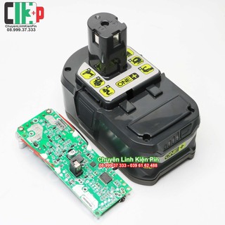 Vỏ mạch pin ryobi 18v 5ah 5s2p, mạch nhận sạc zin