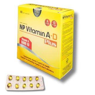 Np vitamin a-d plus - viên uống bổ sung vitamin a và d date xa
