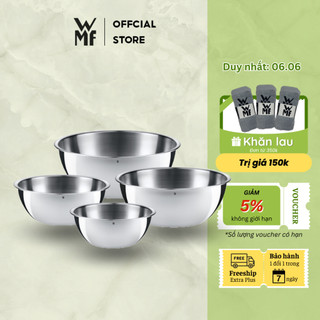 Bộ 4 Tô Inox WMF GOURMET Chất Liệu Thép Không Gỉ Cromargan Cao Cấp, Bền Chắc - 0645709990
