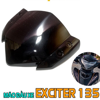 Mão Exciter 135 trang trí nhựa ABS chắn gió, ốp đầu xe mẫu indo