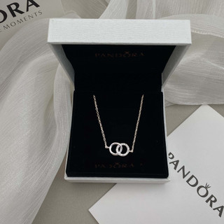 Vòng tay Pandora bạc nữ s925 Two Circles Bracelet Silver - Vòng tay Pandora bạc 2190SV
