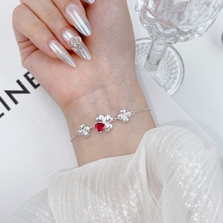 Vòng tay bạc nữ Leaf Clover Bracelet Silver - Vòng tay bạc s925 cao cấp 2191SV