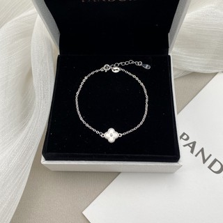 Vòng tay Pandora bạc nữ s925 Lucky Four Leaf Bracelet Silver - Vòng tay Pandora bạc 2195SV