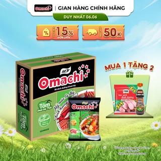 Mì Omachi Tôm Chua Cay Thái Gói - Thùng 30 Gói x 80g