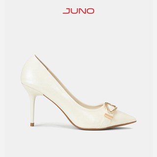 Giày Cao Gót Nữ 9cm Thời Trang JUNO Giày Cao Gót Pump Phối Khoá Trang Trí CG09165