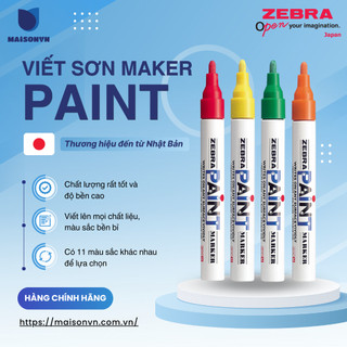 Viết sơn Zebra Paint Marker MOP-200MZ - Nhật Bản [Chính hãng]