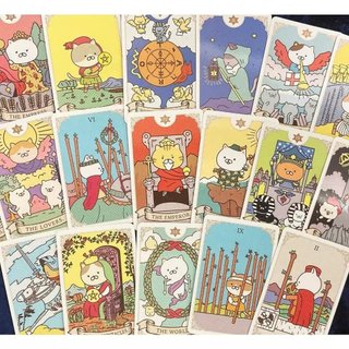 Bộ bài Chubby Cat Tarot SIZE THƯỜNG