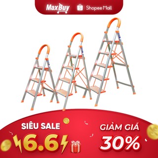 Thang nhôm ghế chữ A có tay vịn xếp gọn đa năng NIKAWA NKA chiều cao 0,75-1,25m bảo hành chính hãng 18 tháng