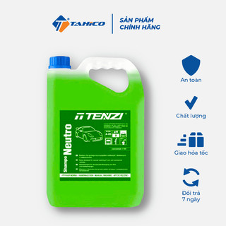 TENZI SHAMPO NEUTRO 5 LÍT - Dung dịch rửa xe có chạm đậm đặc làm sạch nhanh chóng tạo độ bóng xe