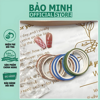 Băng keo giấy mini 2mm dán móng dặm ombre - Cuộn washi tape siêu mỏng dặm ombre nail