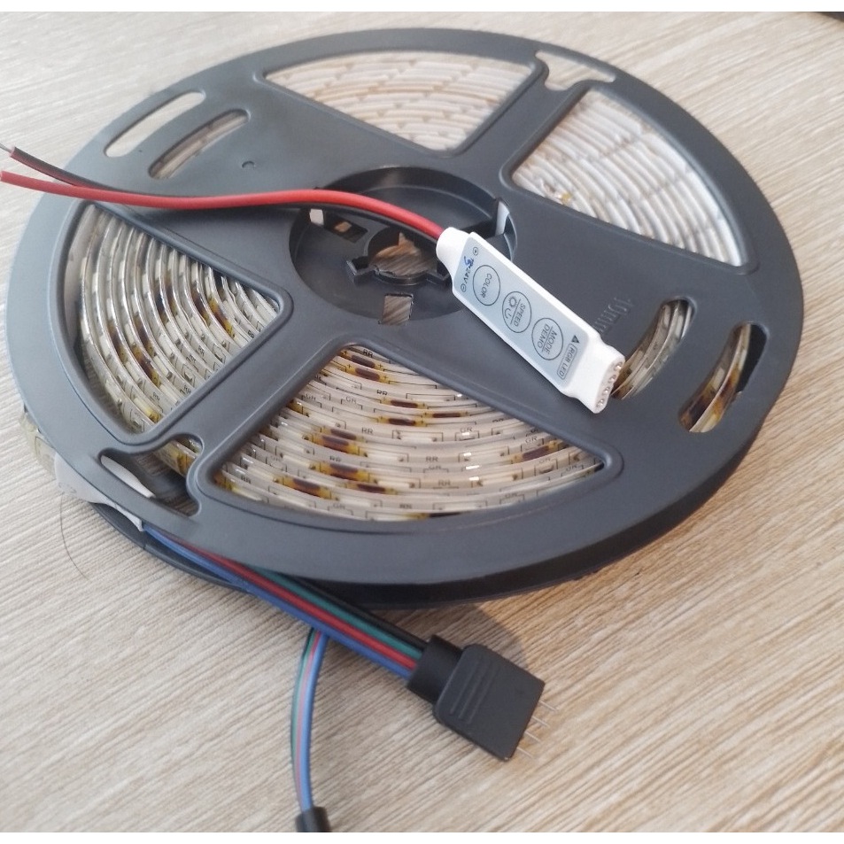 Led dây dán RGB nhiều màu - bọc silicon chống nước