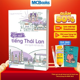 Sách - tập viết tiếng thái lan cho người mới bắt đầu