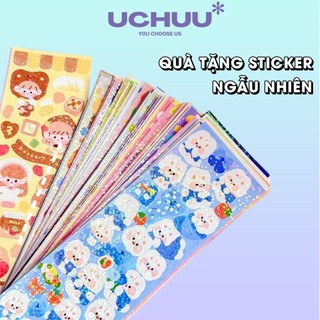 Sticker Uchuu Ngẫu Nhiên Miếng Dán Trang Trí Mini DIY Cute