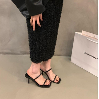 GUỐC NỮ  - DÉP CAO GÓT QUAI NGANG MẢNH - DÉP THỜI TRANG NỮ TÍNH 7 PHÂN mã 039 sam sam