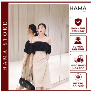 Áo đen trể vai cực iu