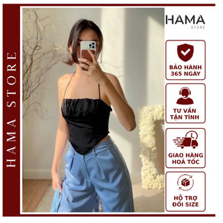 HOẢ TỐC - ÁO YẾM nhiều màu , đan dây sau siêu dễ thương
