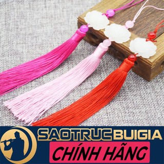 Dây treo sáo trúc có ngọc bội hoa sen Dây treo quần áo Dây treo đèn lồng Dây treo trang trí ô tô