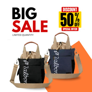 Túi mal.bon golf tote đeo chéo vải canvas - túi thời trang golf 2022 - pouch bag