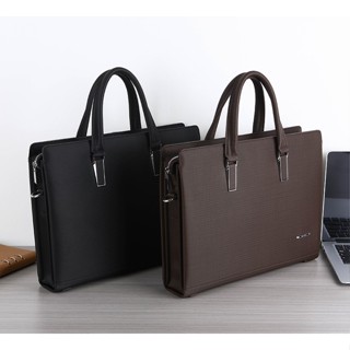 Cặp da công sở Cặp văn phòng Cao Cấp Gorchis  9066 Chất liệu Da  cực bền Túi xách da công sở túi đựng laptop 14 inh