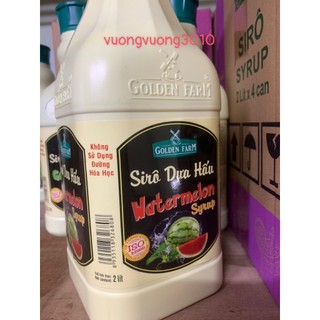 Siro Golden Farm chai 2 lít