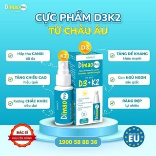 Dimao Pro D3+K2 Dạng Chai Xịt Chai 25ml