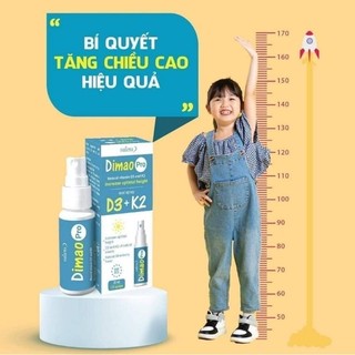 Dimao Pro D3+K2 Dạng Chai Xịt Chai 25ml