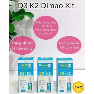 Dimao Pro D3+K2 Dạng Chai Xịt Chai 25ml
