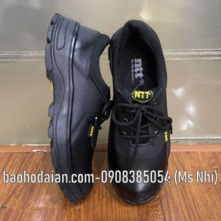 Giày Bảo Hộ Lao Động Công Nhân NTT-D01 Da Thật- Full Size- Kèm ảnh thật