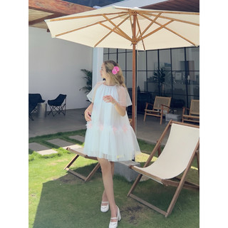 Đầm xoè phối hoa tiểu thư jinni dress