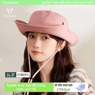 Mũ chống nắng mùa hè ngoài trời dành cho nữ Foxkpas mới, mũ câu cá, mũ chống nắng chống tia cực tím, unisex