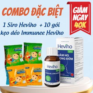 Heviho Thái Minh - Hỗ trợ giảm ho từ thảo dược - Viên uống và siro ho