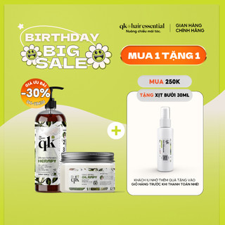 BỘ DẦU GỘI VÀ DẦU XẢ QK HANDMADE