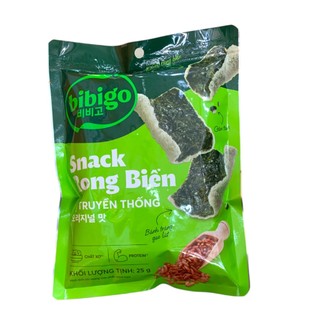 Snack rong biển Bibigo vị truyền thống 25g
