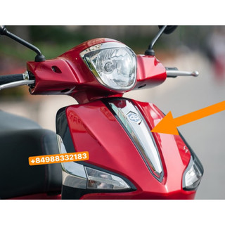 Ốp cà vạt mặt nạ trước piaggio liberty abs chính hãng